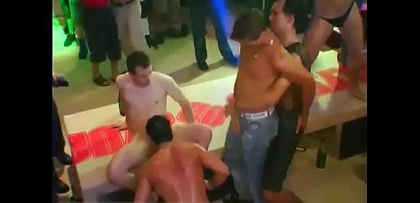  Group milking party movie gay This epic masculine stripper party
